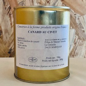 Canard au civet