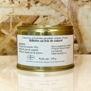 Rillettes au foie gras de canard