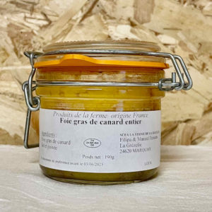 Foie gras de canard entier - Bocal