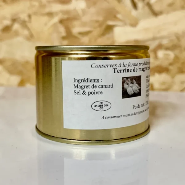 Terrine de magret de canard - Ferme de la Grezélie