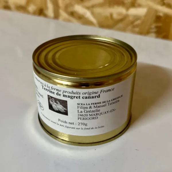 Terrine de magret de canard - Ferme de la Grezélie